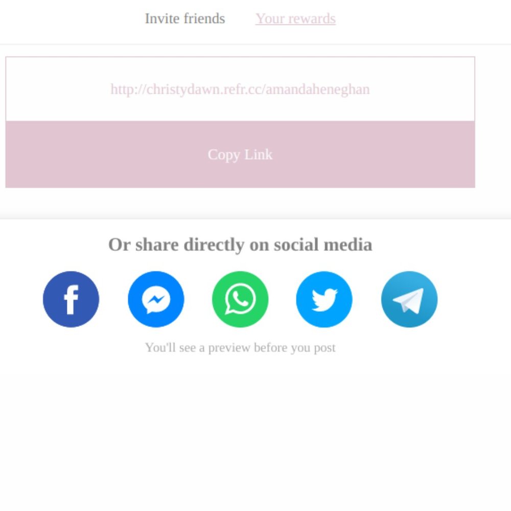 Christy Dawn Referral Code